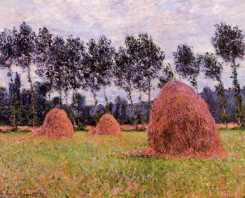 尅勞德 莫奈 Haystacks, Overcast Day 尅勞德 莫奈 Haystacks, Overcast Day